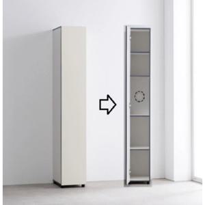 전선홀 인테리어 원도어 틈새 얇은 선반장 300 (8색)