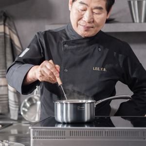 316Ti 통5중 스테인리스 티타니아 이연복 편수 냄비 16cm