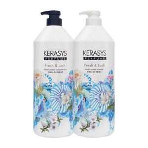 프레쉬 앤 러쉬 퍼퓸 샴푸 1000ml + 린스 1000ml