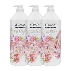 스위트 앤 플라워리 퍼퓸 린스 1000ml x3