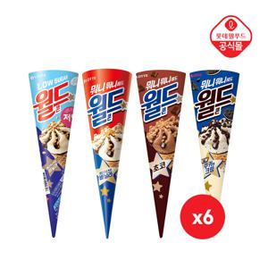 저당월드콘바닐라6+월드콘(바닐라6+초코6+쿠앤크6)