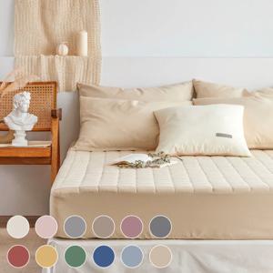 더데이 12COLOR 고밀도 순면 누비매트커버(SS)(Q)