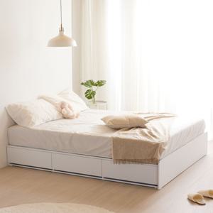 플랫 저상형 수납침대 프레임 퀸 Q 매트제외