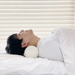 C커브 꿀잠 천연 라텍스 원통형베개+커버세트