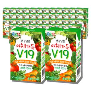 건강담은 야채가득V19 145ml*48개 야채주스