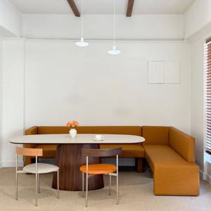 모브 벤치 소파 코너형 체어