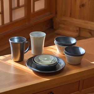 단 2인 홈세트(10P) 4 colors (단아한 국산 그릇세트)