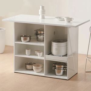 홈즈 유니 1200 홈바 식탁 테이블 인조대리석 오픈형