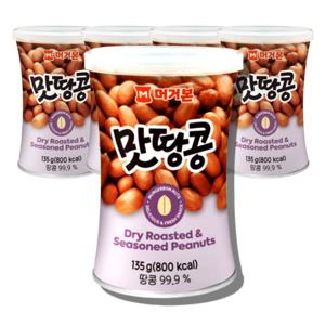 머거본 맛땅콩 135g*5개 견과류 땅콩 간식