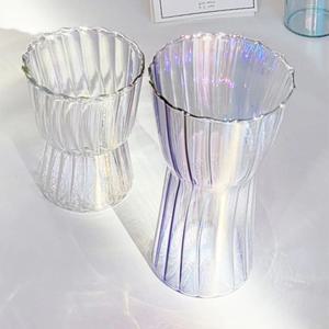 홈카페 내열 유리컵 예쁜 카페컵 쥬스잔 450ml