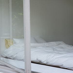 Organic Duvet Cover_Natural Stripes