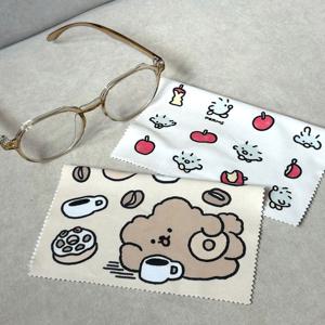 안경닦이 2종 Coffee Time / Apple