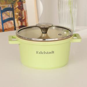 라임 IH 인덕션 세라믹 양수 냄비 16cm