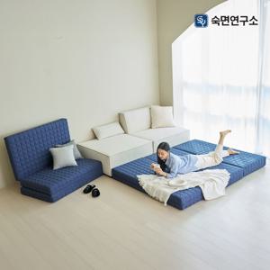 바른잠 3단 접이식 토퍼 매트리스 바닥용 15cm (MS/SS/Q)