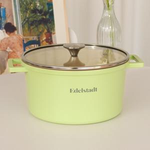 라임 IH 인덕션 세라믹 양수 냄비 24cm