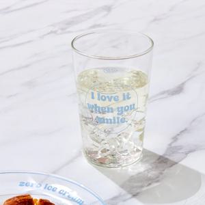 슈가홀릭 내열 유리잔L블루 600ML