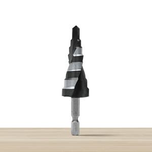 스텝 드릴 비트 418 6.35mm 스텐 타공 구멍 홀쏘 홀커터