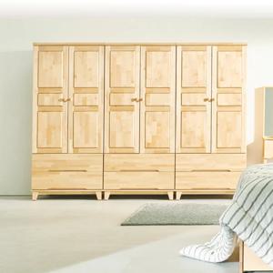 네트  자작나무원목 투서랍 2700 옷장세트