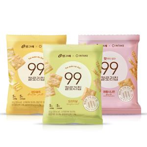 99칼로리칩 3종(오리지널/버터솔트/애플시나몬) 10개