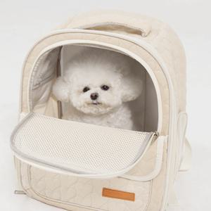 강아지 고양이 이동가방 백팩 조아백 아이보리 ONE SIZE