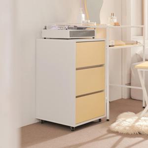 파인느 틈새협탁 침대 소파 협탁 3단 400