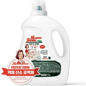 마마프랑 대용량 액체 산소 표백제 3L x 1개 중성 흰옷 빨래 얼룩제거제 찌든때 세탁
