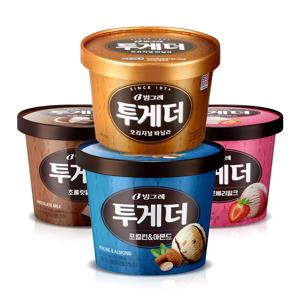 투게더 혼합 4개 (바닐라1+프럴린1+스트로베리1+초콜릿1)