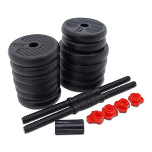 무게조절 덤벨 조립식 블랙 아령 23kg 세트 웨이트 이두 팔 운동