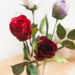 3+1 / 장미 조화 마가렛가지 41cm 3colors 인테리어 꽃 장식 소품 웨딩