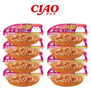 NC-51 CIAO 코노마마 다시스프컵 참치&게맛살&가다랑어포 60g x 8개