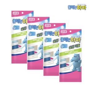 물먹는 하마 슬림 제습제 리필 x4개