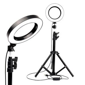 LED링라이트 16cm+삼각대160cm 방송조명 스탠다드 1인방송  LTO-160