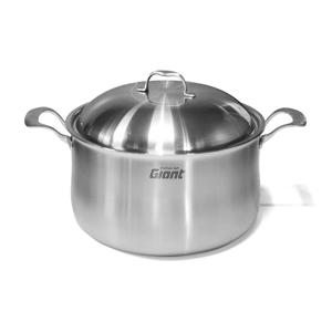 국내생산 통5중 스텐304 자이언트 인덕션 양수냄비 곰솥 24cm