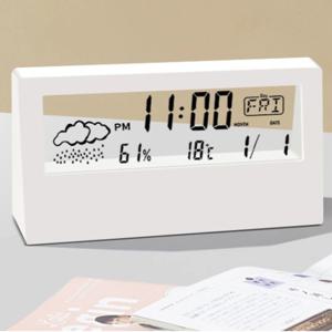 탁상 시계 인테리어 알람 온습도 시계