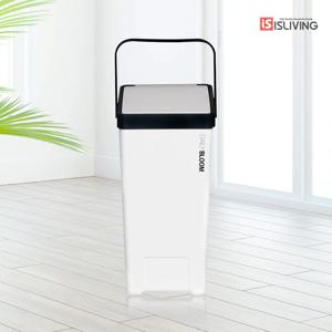 데일리블룸 손잡이 휴지통 20L 색상랜덤 원터치 쓰레기통