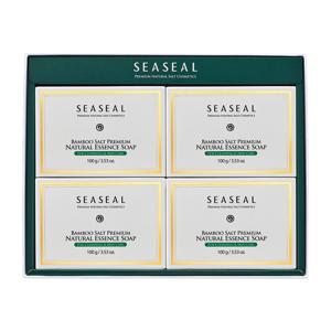 밤부솔트 프리미엄 내추럴 에센스 솝 미용비누 100g x 4개 선물세트