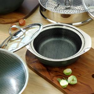 에지리 스텐큐브G 아시아팟 인덕션 양수 냄비 22cm LOW 2.4L