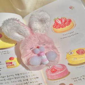 딸기우유 토낑 인형 키링