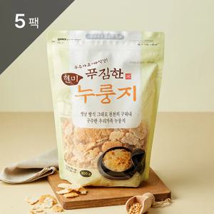 구수하고 바삭한 푸짐한 현미 누룽지 800g*5팩