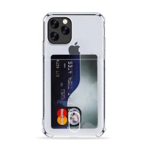 아이폰  Xs-max TPU 카드수납 투명 탱크 케이스 TC10M 모서리 보호