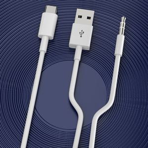 쉴드 AUX C타입 충전케이블 USB 노래재생 충전 동시연결 ACU-3