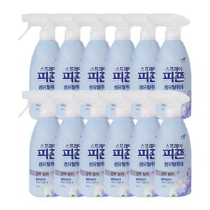 피죤 스프레이 블루비앙카 490ml x12 섬유 탈취제/정전기 방지