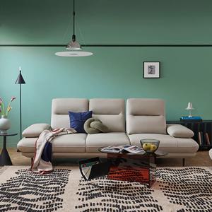 인칸토 3.5인용 더블 스윙 가죽소파