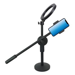 수직거치대+LED 조명 16cm 상품촬영 영상촬영  FL-C16