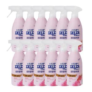 피죤 스프레이 핑크로즈 490ml x12 섬유 탈취제/ 정전기 방지