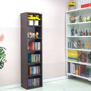 슬림1200 장식장 6단 수납장 틈새장 진열장 피규어장 30cm