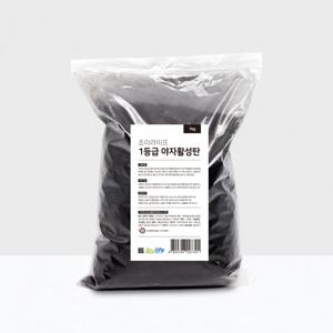 1등급 야자활성탄 1kg 새집증후군 천연 공기정화용 숯 냄세제거 제습 베이크아웃