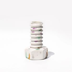 Bolt vase 볼트 화병 (Purple pop)