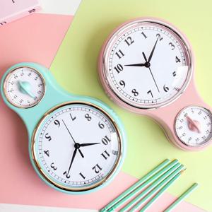 빈티지 주방 타이머 무소음 벽시계