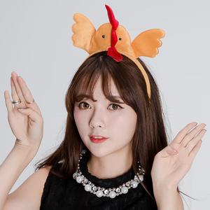 꼬꼬닭 머리띠 생일 파티 주인공 장식 인생네컷 촬영 놀이공원 행사